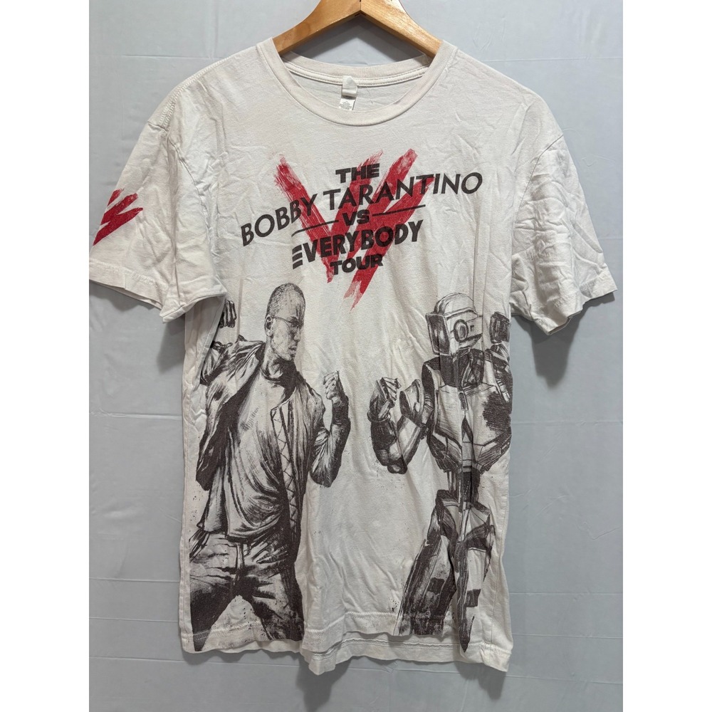 Logic Bobby Tarantino Vs Everybody Tour T-Shirt Mens White Medium Next Level
